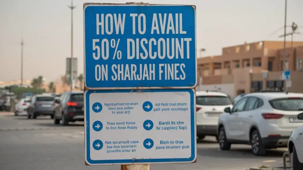 How to Avail 50% Discount on Sharjah Fines